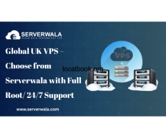 Global UK VPS – Choose from Serverwala with Full Root/ 24/7 Support