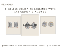 Timeless Solitaire Earrings with Lab Grown Diamonds