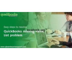 How to Fix QuickBooks Missing Name List Problem?
