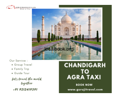 Chandigarh to Agra Taxi service