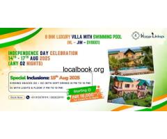 Celebrate Independence Day 2025 at Luxury Villas in Jim Corbett