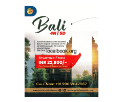 BALI TOUR PACKAGE FROM KOLKATA