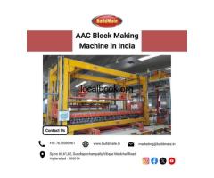 AAC Block Making Machine in India | +91 76759 89961 | Buildmate