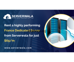 Rent a France Dedicated Server from Serverwala
