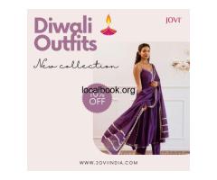 Buy Traditional Indian Diwali Outfits and Dress for Women | JOVI India