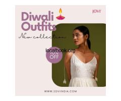 Buy Traditional Indian Diwali Outfits and Dress for Women | JOVI India - 2