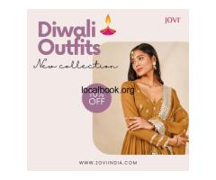 Buy Traditional Indian Diwali Outfits and Dress for Women | JOVI India - 3