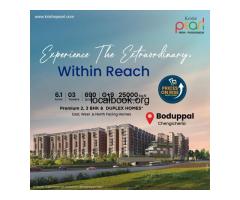 Premium 2, 3 BHK Gated Community Apartments in Boduppal, Hyd