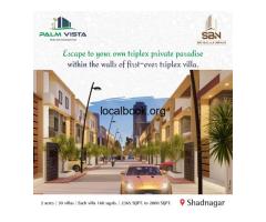 Triplex villas in Hyderabad | Luxury villas at Shadnagar