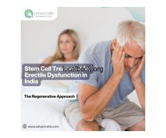 Stem Cell Treatment for Erectile Dysfunction in India
