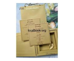 Boxed Wedding Invitation Cards by Vishakha Collections
