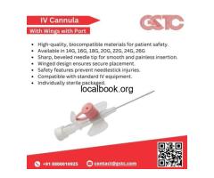 IV Cannula Manufacturers in India | Gstc