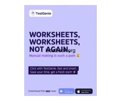 Free English Worksheets for Class 1–6 | TestGenie