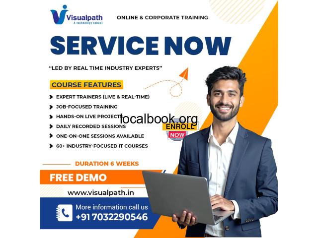 Servicenow Course Poster ServiceNow Course Online | ServiceNow Training Hyderabad - Localbook India