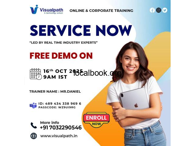 Servicenow Course Poster ServiceNow Training | ServiceNow Online Training Course Hyderabad ...
