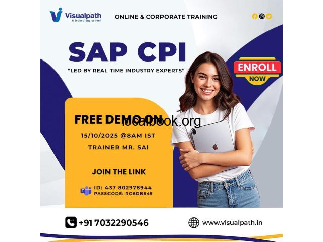 Sap CPI Online Training | Sap CPI Training Hyderabad - Localbook India