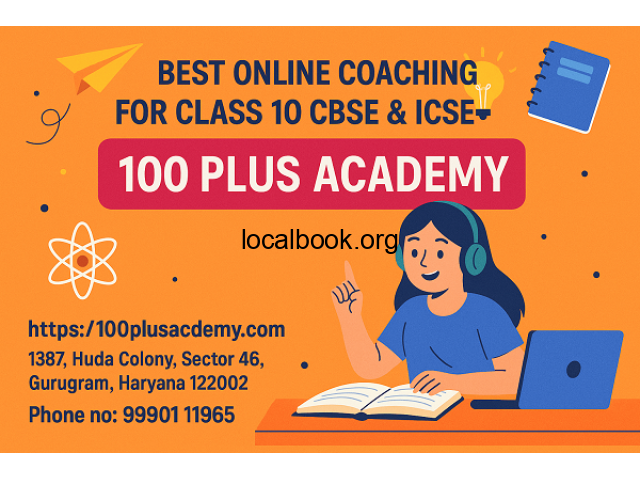 Best Online Coaching for Class 10 CBSE & ICSE | 100 Plus Academy ...